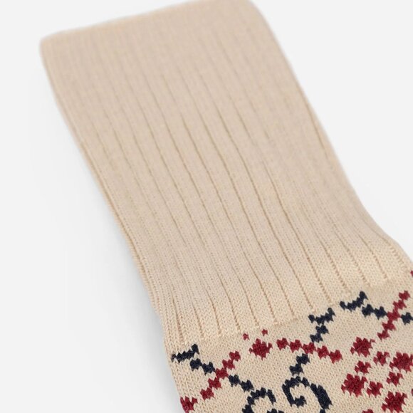 NWT Authentic Gucci GG Diamond Socks in Beige - Picture 5 of 7